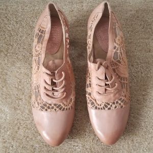 Latigo Lace Block Heels